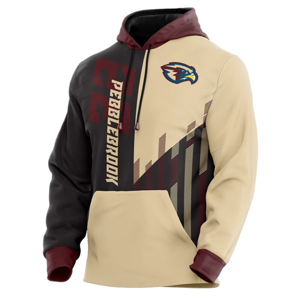 Pebblebrook Custom Team Hoodie – Falcon Maroon & Gold