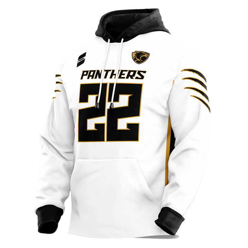 Panthers White Game Day Hoodie – Custom Team Gear for Champions