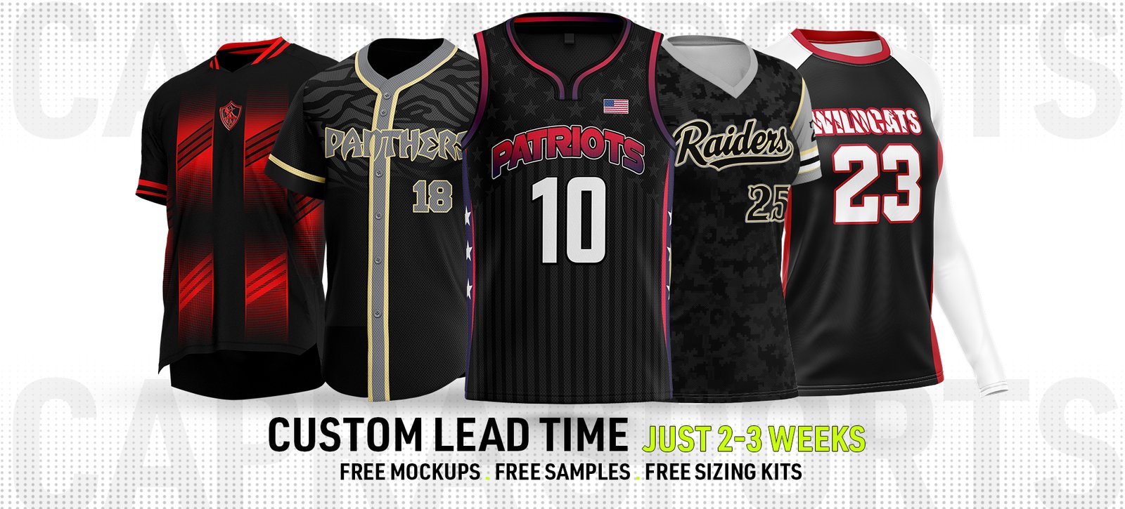 Custom Sports Jerseys – Fast Turnaround with Free Mockups and Samples