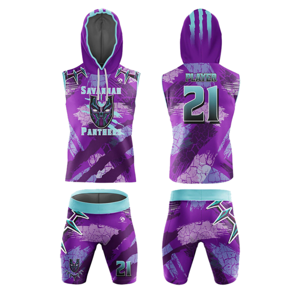 Purple Flag Football Uniform – Savannah Panthers Custom 7v7 Set