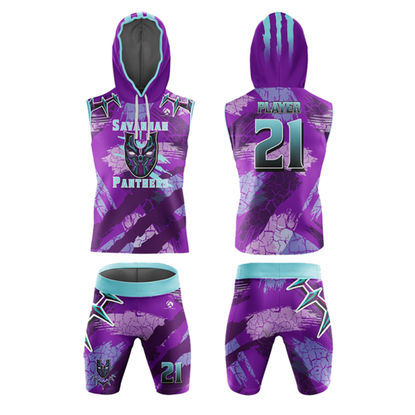Purple Flag Football Uniform – Savannah Panthers Custom 7v7 Set