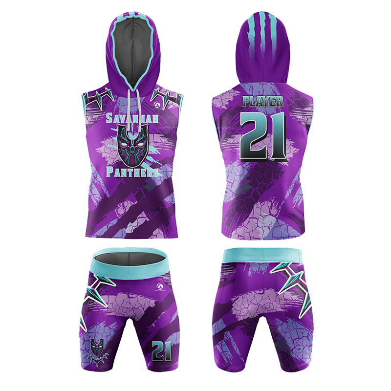 Purple Flag Football Uniform – Savannah Panthers Custom 7v7 Set