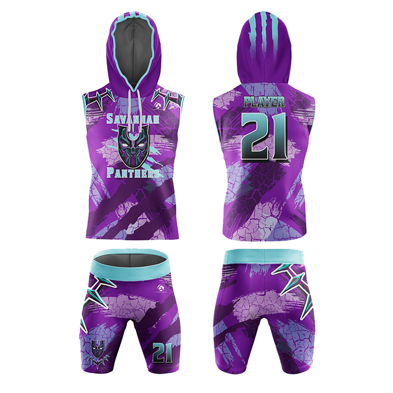 Purple Flag Football Uniform – Savannah Panthers Custom 7v7 Set