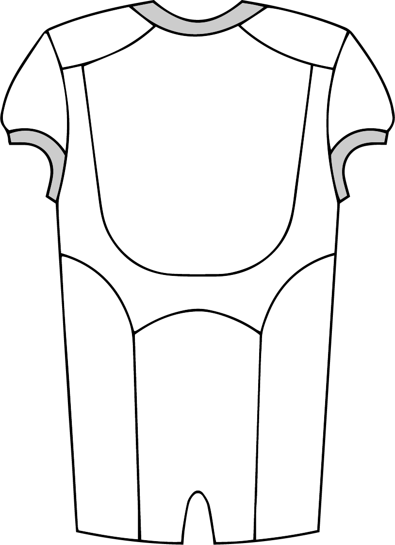 Capra custom football jersey, back view