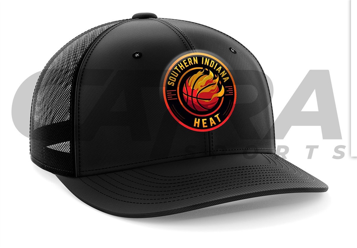 Southern Indiana Heat Trucker Hat — Black