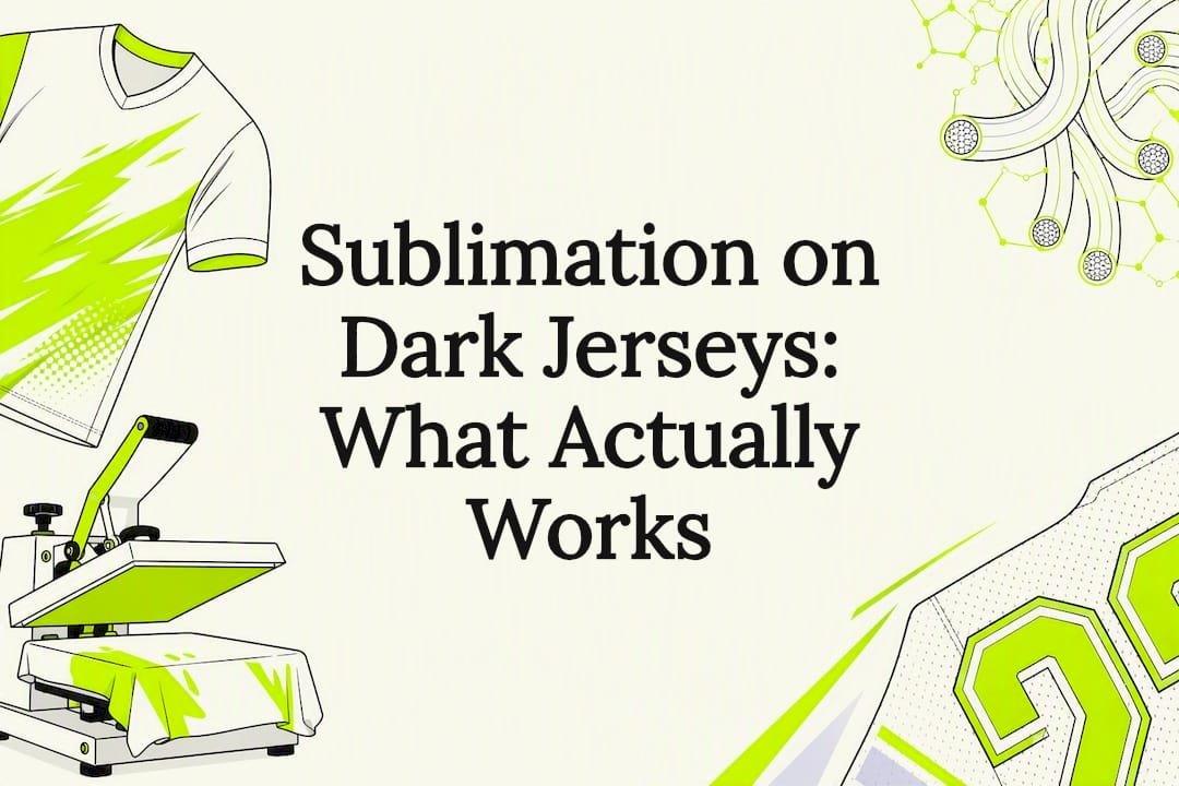 Decorative title card illustration for sports jersey sublimation