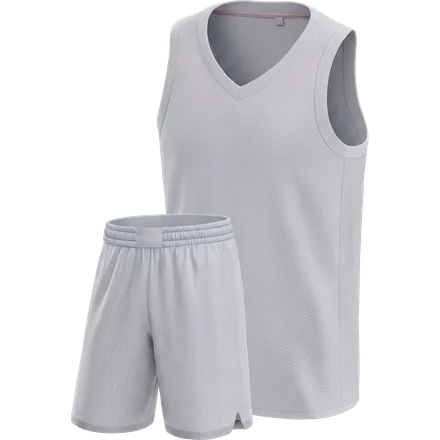 Blank basketball uniform template used by the Capra Sports AI jersey customizer