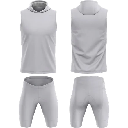 Blank flag football uniform template used by the Capra Sports AI jersey customizer