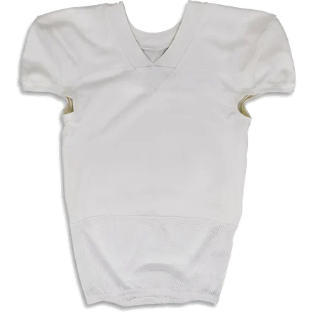 Blank football uniform template used by the Capra Sports AI jersey customizer