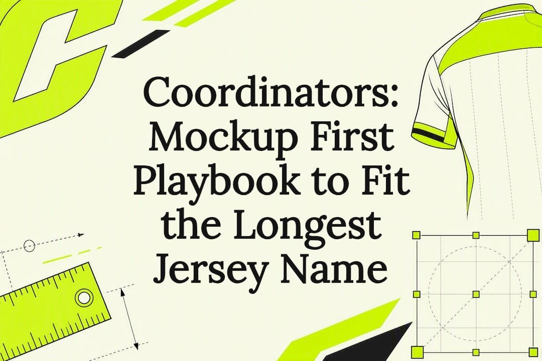 Long jersey name design title card