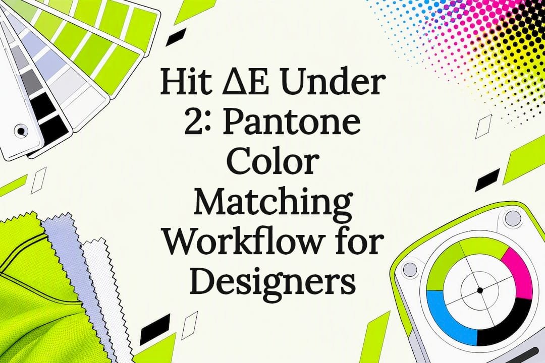 Decorative Pantone color matching title card