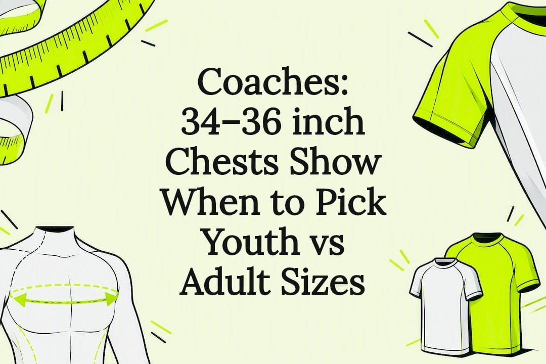 Youth and adult sizing title card illustration