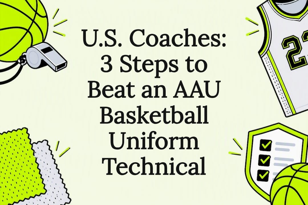 AAU basketball uniform compliance title card