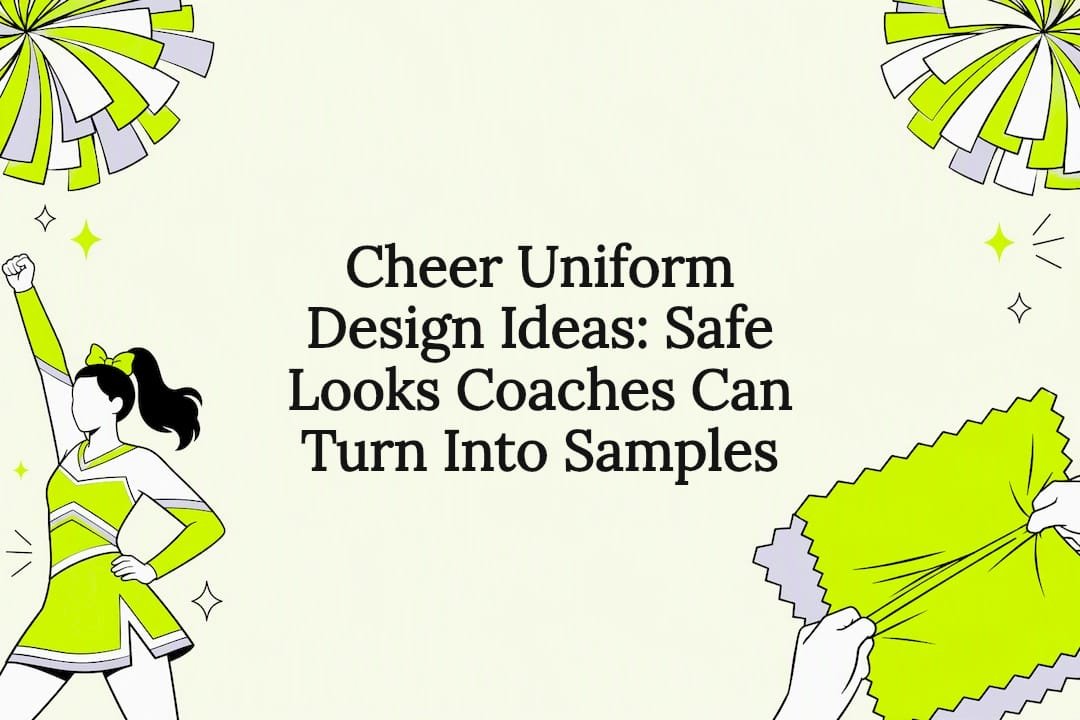 Cheer uniform design title card