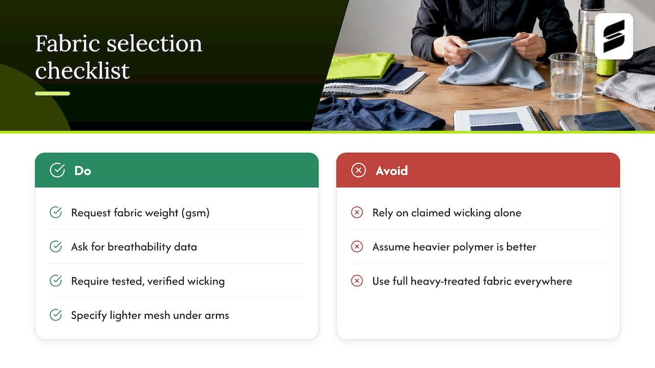 Uniform fabric performance and reinforcement criteria