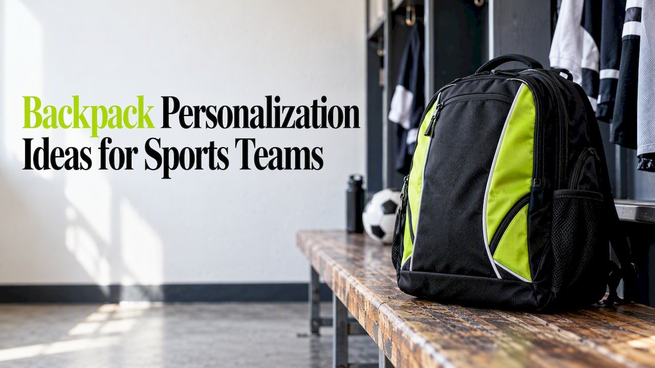 Sports backpack with bold team-color panels